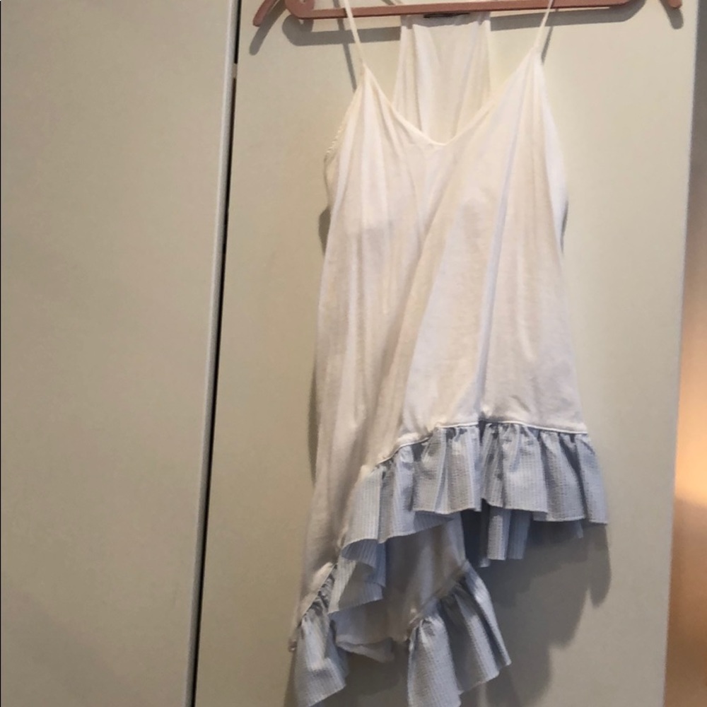 Zara fringe shirt Sz s